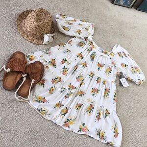 O'Neill Floral White Mini Dress